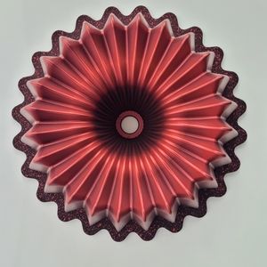 Cake pan lilies Red